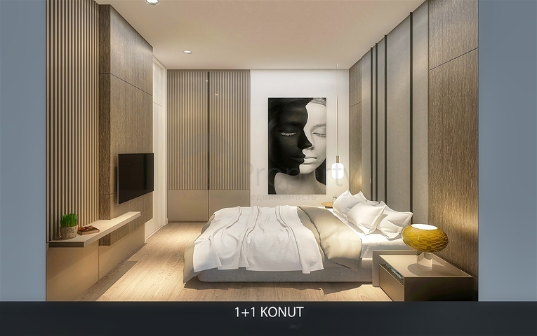 1+1 apartment in Altyntas - Antalya area