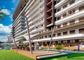 1+1 apartment in Altyntas - Antalya area