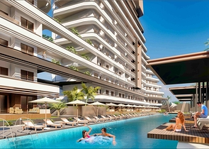 1+1 apartment in Altyntas - Antalya area