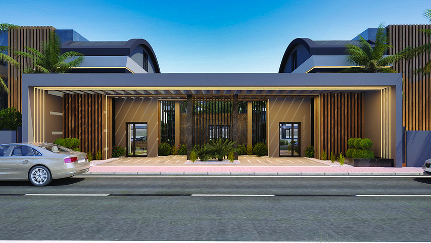 1+1 and 2+1 duplex apartments in Belek Antalya area