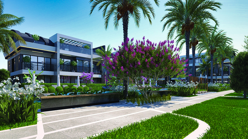 1+1 and 2+1 duplex apartments in Belek Antalya area