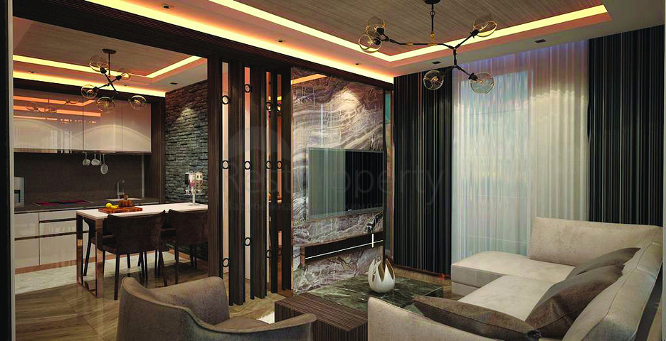 1+1 and 2+1 duplex apartments in Belek Antalya area