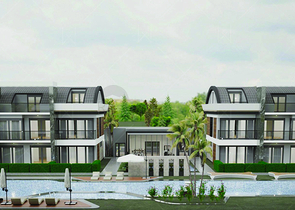 1+1 and 2+1 duplex apartments in Belek Antalya area