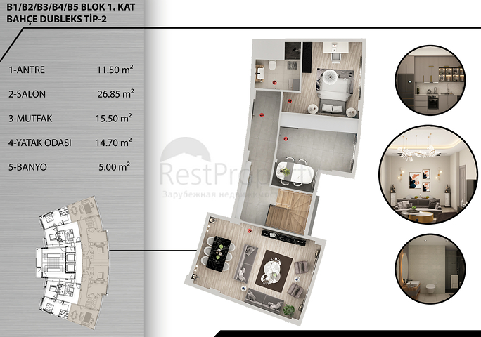 Investment project in Kepez - Antalya area