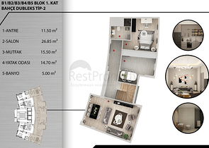 Investment project in Kepez - Antalya area