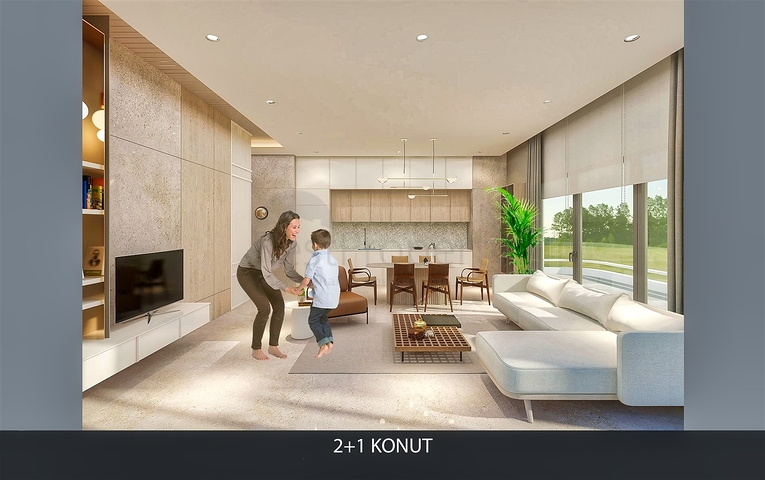 2+1 apartment in Altyntas - Antalya area