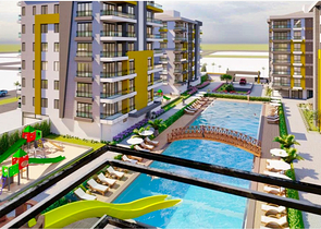 2+1 , 3+1 and 4+1 apartments in Kepez - Antalya area