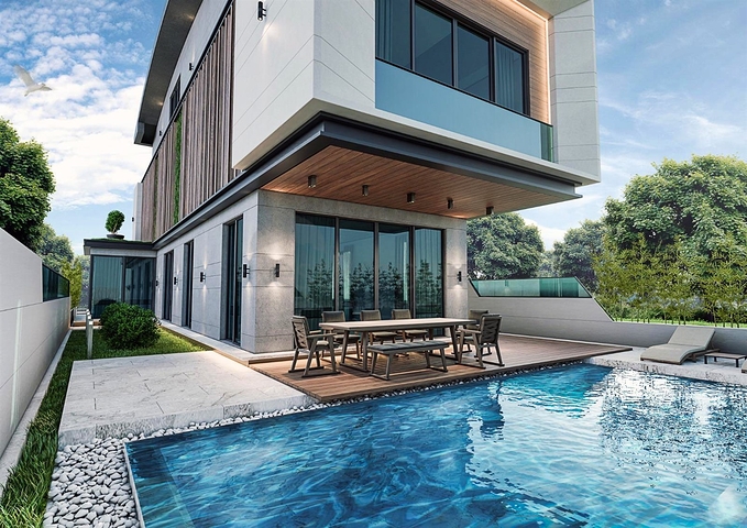 6+1 villa in Ermenek - Antalya neighborhood