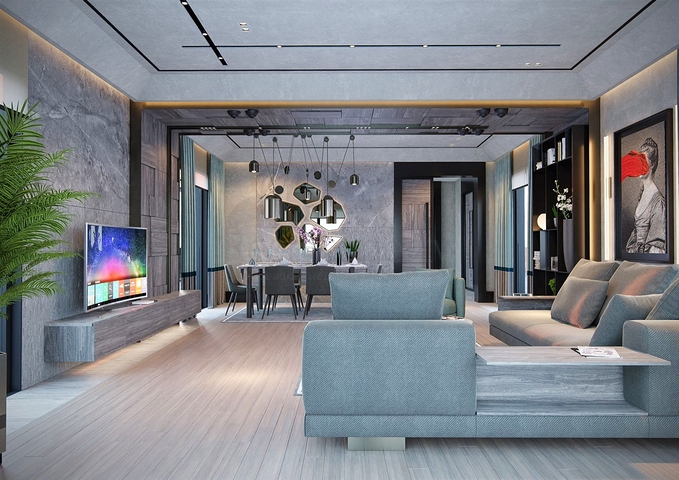 6+1 villa in Ermenek - Antalya neighborhood