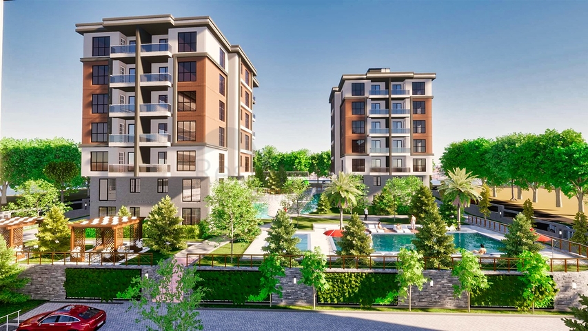 1+1 apartment in Kepez - Antalya area