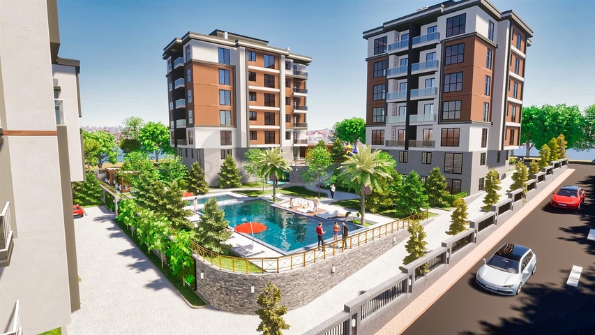 1+1 apartment in Kepez - Antalya area