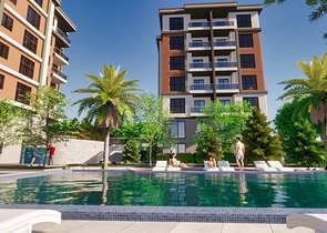 1+1 apartment in Kepez - Antalya area