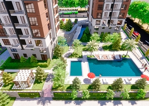 1+1 apartment in Kepez - Antalya area
