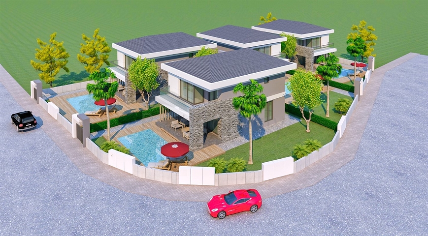 4+1 villa in Kemer - Antalya area