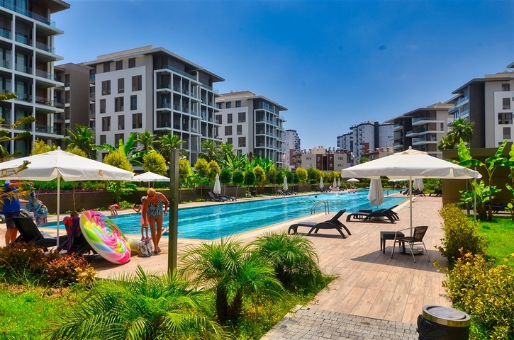 A 3+1 apartment in the Gursu - Antalya neighborhood
