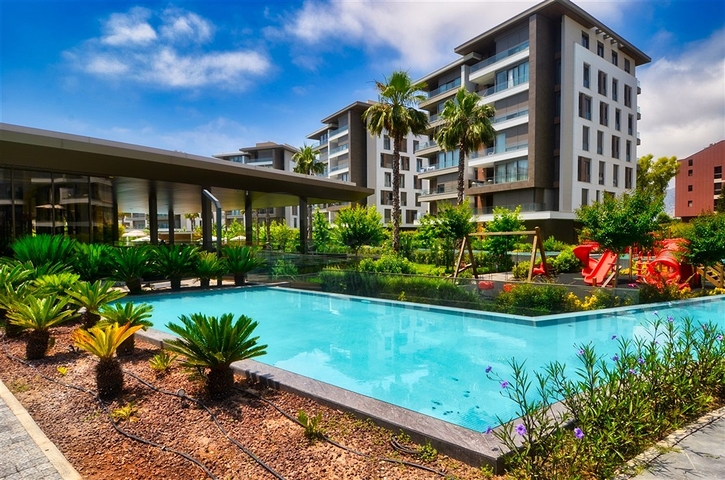 A 3+1 apartment in the Gursu - Antalya neighborhood