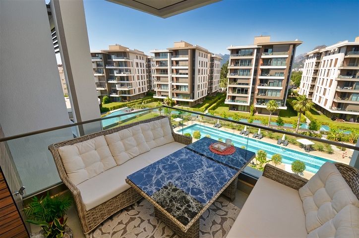 A 3+1 apartment in the Gursu - Antalya neighborhood