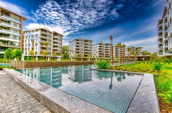 A 3+1 apartment in the Gursu - Antalya neighborhood