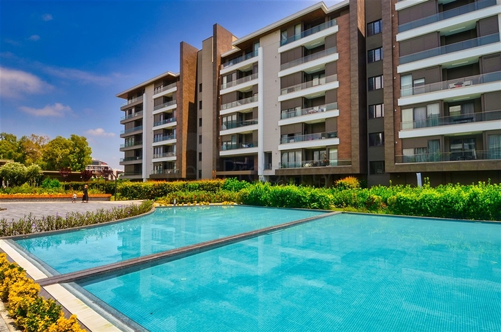 A 3+1 apartment in the Gursu - Antalya neighborhood