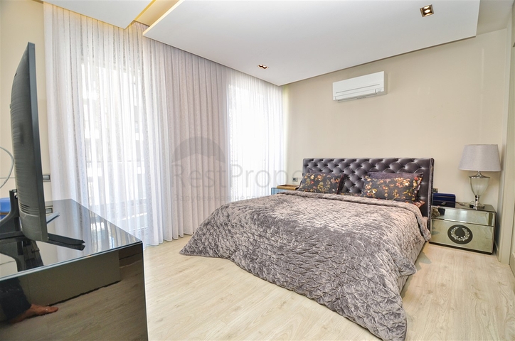 A 3+1 apartment in the Gursu - Antalya neighborhood