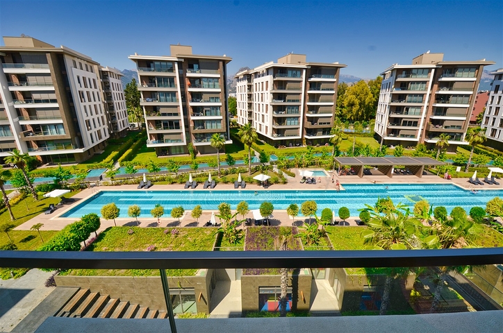 A 3+1 apartment in the Gursu - Antalya neighborhood