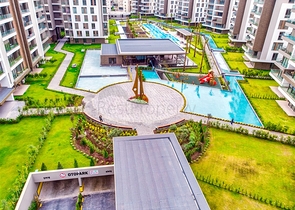 A 3+1 apartment in the Gursu - Antalya neighborhood