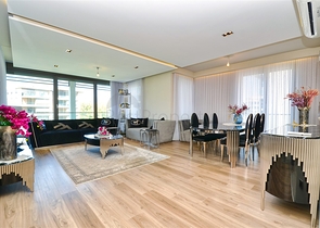 A 3+1 apartment in the Gursu - Antalya neighborhood