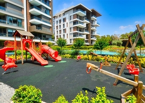 A 3+1 apartment in the Gursu - Antalya neighborhood