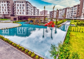 A 3+1 apartment in the Gursu - Antalya neighborhood