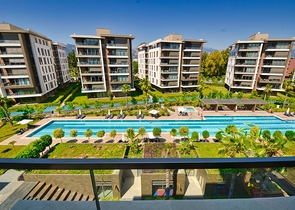 A 3+1 apartment in the Gursu - Antalya neighborhood