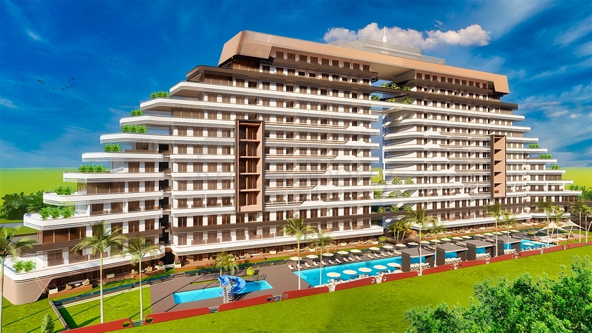 1+1 apartment in Altyntas - Antalya area 