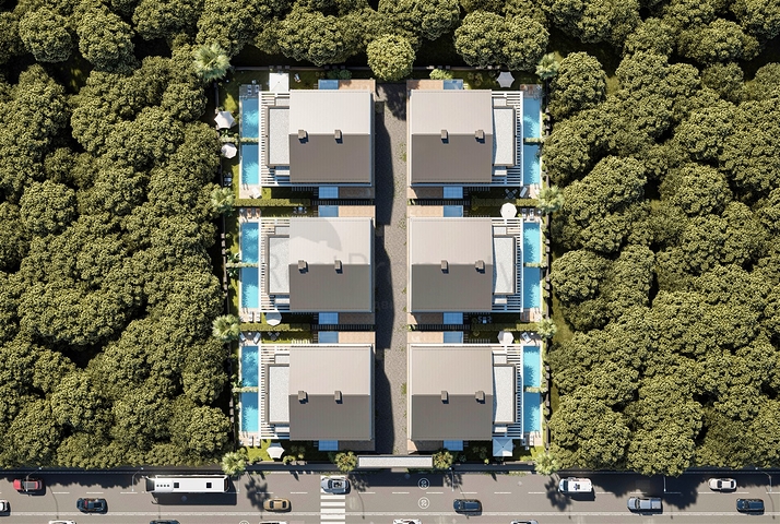 4+1 villa in Doshemealti - Antalya area