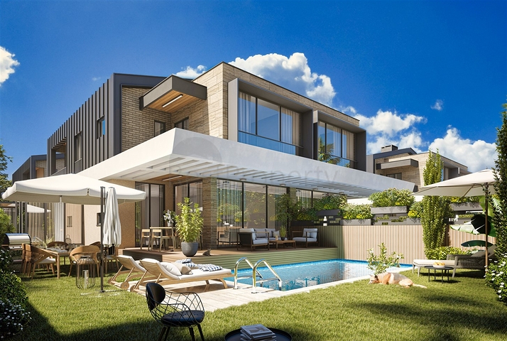 4+1 villa in Doshemealti - Antalya area