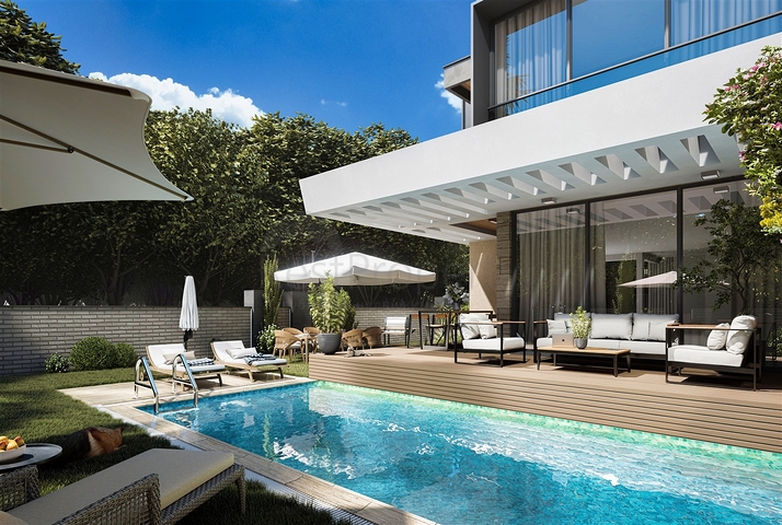 4+1 villa in Doshemealti - Antalya area