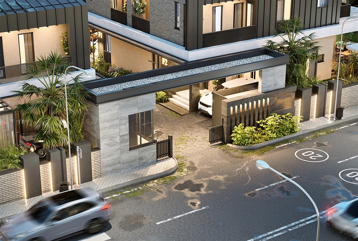 4+1 villa in Doshemealti - Antalya area