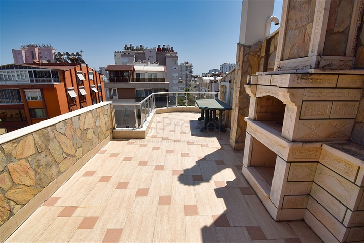 6+2 duplex apartment in Antalya city center 