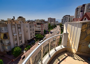 6+2 duplex apartment in Antalya city center 