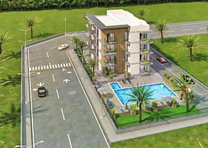1+1 apartment in Altyntas - Antalya area 