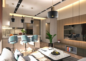 1+1 apartment in Altyntas - Antalya area 