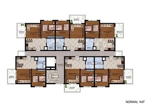 1+1 apartment in Altyntas - Antalya area 