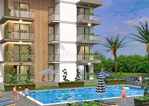 1+1 apartment in Altyntas - Antalya area 