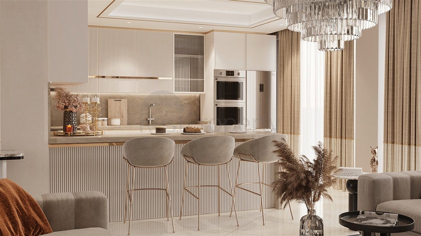 3+1 and 5+2 villas in Guzelyurt - Antalya residential area 