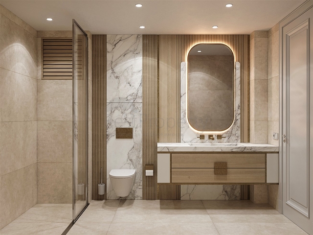 3+1 and 5+2 villas in Guzelyurt - Antalya residential area 