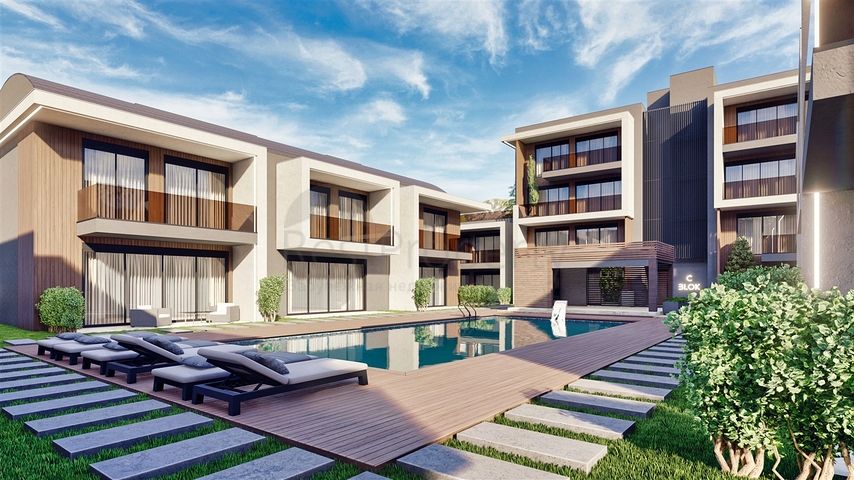 3+1 and 5+2 villas in Guzelyurt - Antalya residential area 
