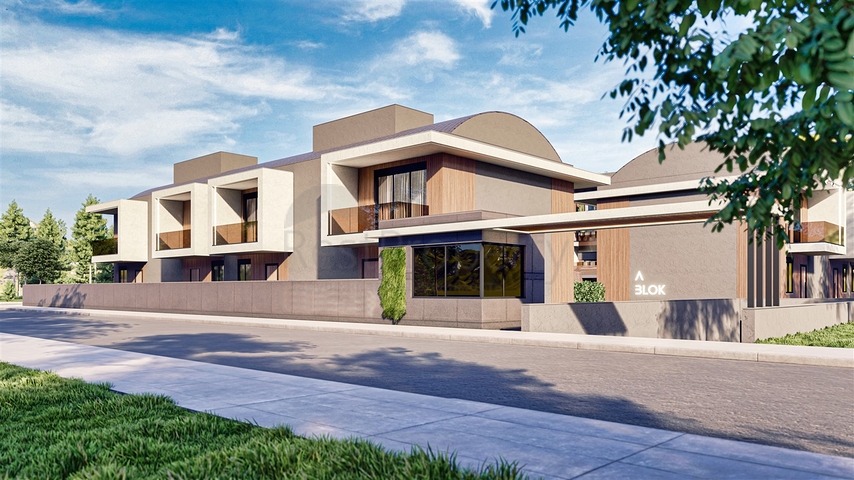 3+1 and 5+2 villas in Guzelyurt - Antalya residential area 