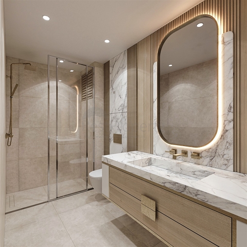 3+1 and 5+2 villas in Guzelyurt - Antalya residential area 