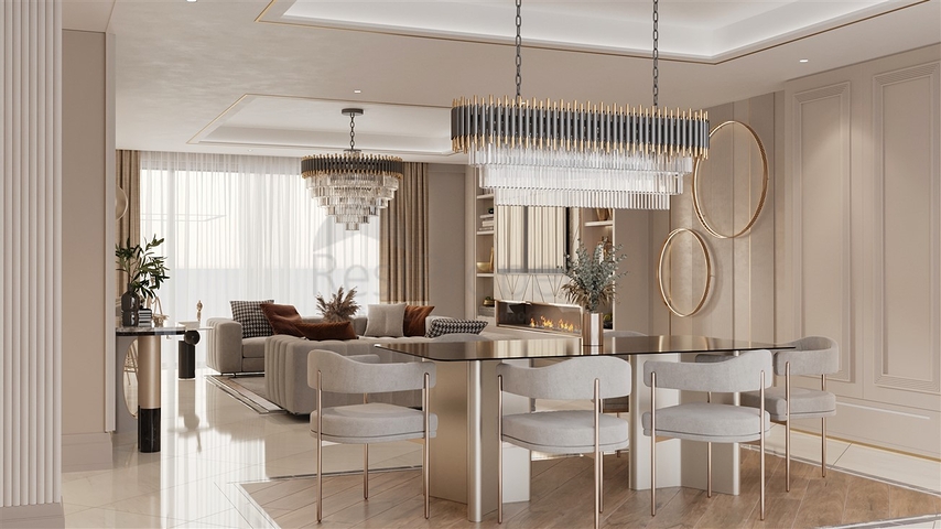 3+1 and 5+2 villas in Guzelyurt - Antalya residential area 