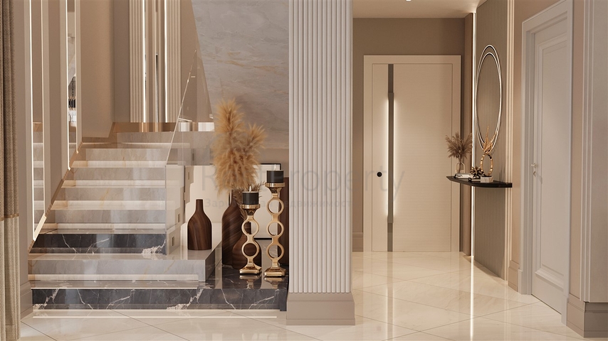 3+1 and 5+2 villas in Guzelyurt - Antalya residential area 