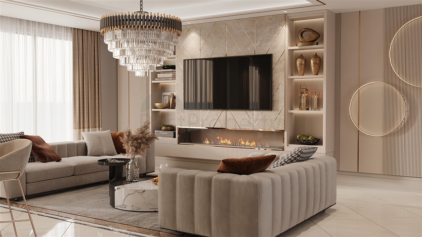 3+1 and 5+2 villas in Guzelyurt - Antalya residential area 