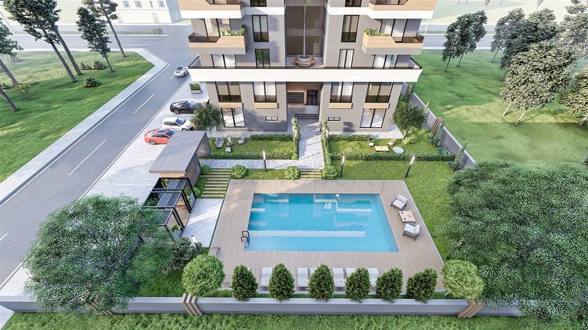 1+1 , 2+1 and 3+1 apartments in Altyntas - Antalya area 